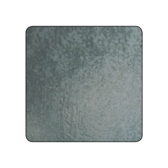 Tôle acier galv.0,55mm-500x500