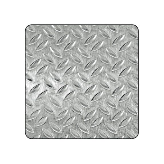 Tôle alu grain de riz 500 x 250 mm - CQFD