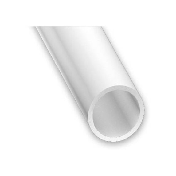 Tube Rond PVC ∅10x1,2mm 1m Blanc