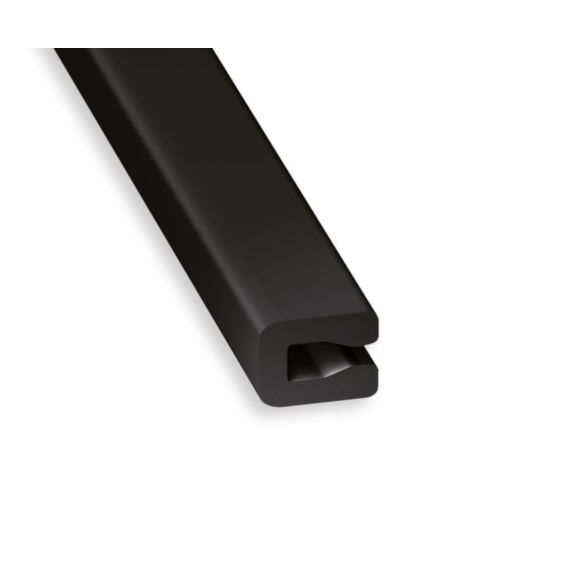 Profilé U PVC noir 4x7mm L.1m - CQFD