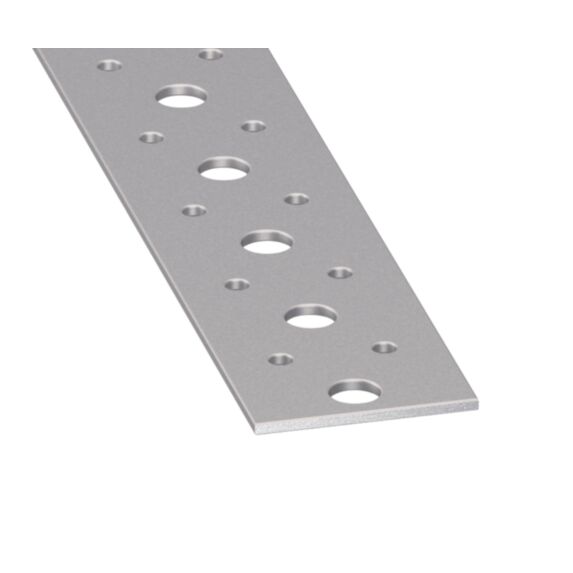 Plat Perforé Galvanisé nisé 40x2mm 1m - CQFD