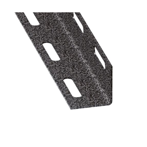 Cornière Perforée 38x38mm 1m Gris Martelé - CQFD