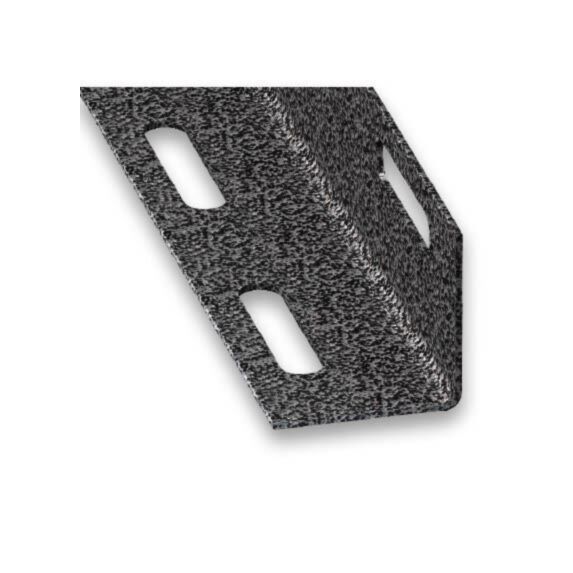 Cornière Perforée 38x38mm 2m Gris Martelé - CQFD