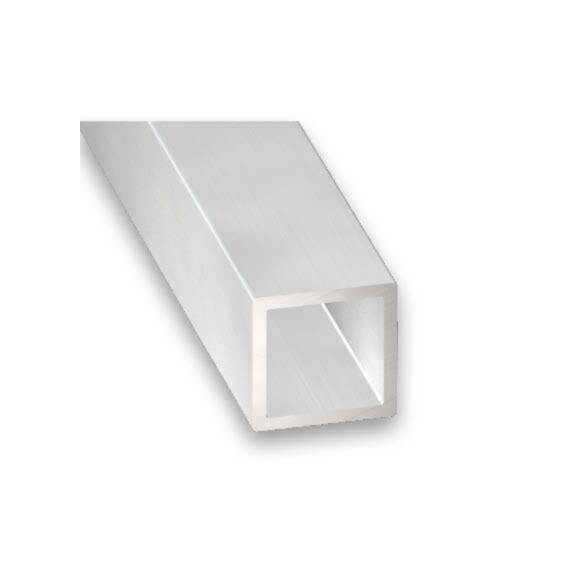 Tube Carré Aluminium 25x25x1,5mm 1m