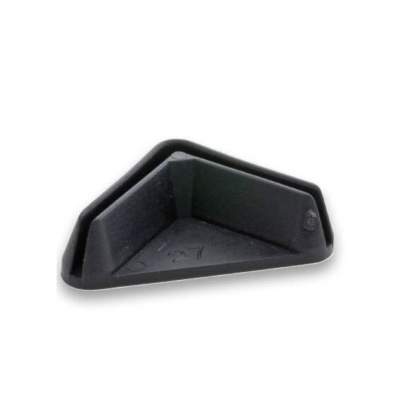 4 pieds pour Cornière 27x27 pe noir