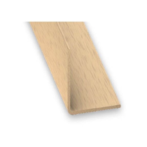 Cornière PVC 20x20mm 2m Hêtre - CQFD