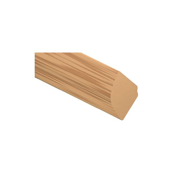 1/4 Rond PVC Cellulaire 2,60m Hêtre