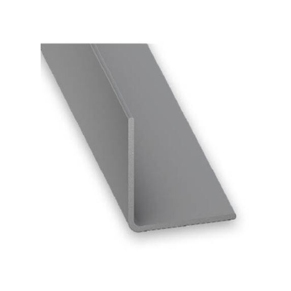 Cornière pvc gris alu 15x15-1m - CQFD
