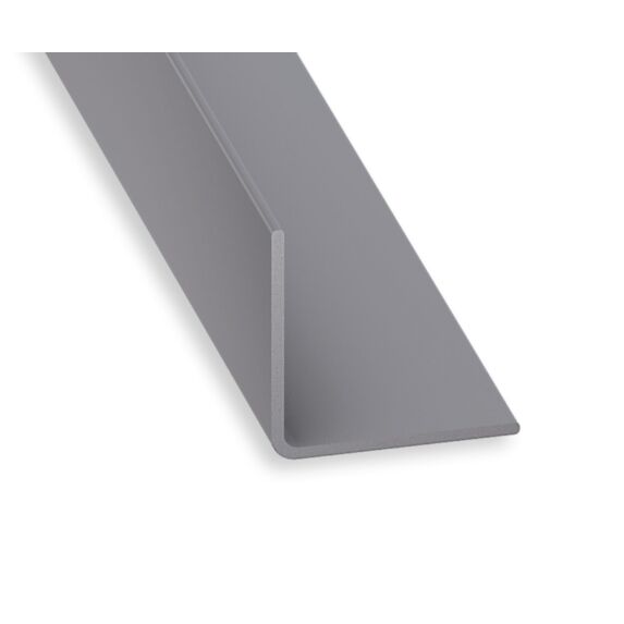 Cornière PVC Aluminium 20x20mm 2m Gris - CQFD