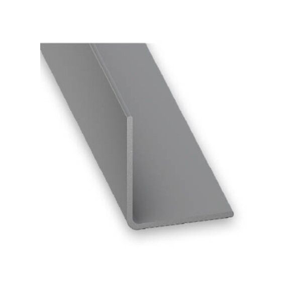 Cornière PVC 20x20mm 2,60m Gris