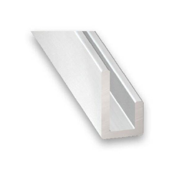 Cimaise Aluminium 20x10x10mm 2m Incolore