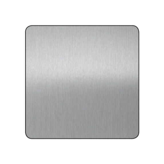 Tôle alu ano argent brossé 250x500 - CQFD