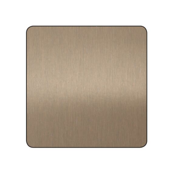 Tôle alu cuivre brossé 250x500 - CQFD