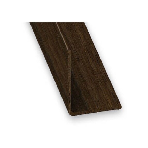 Cornière PVC 30x30mm 2,60m Wengé