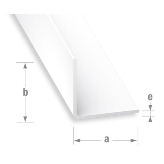 Cornière PVC laqué blanc 20 x 20 mm 2m - CQFD