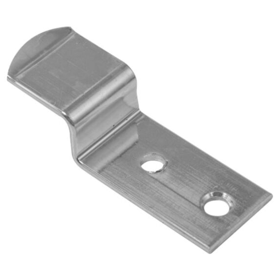 Support coude simple ac. zing. (x2)