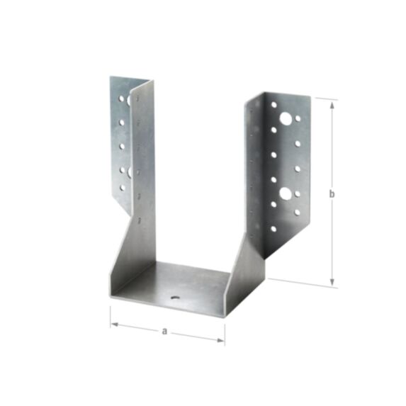 Support U ailes extérieures 38 x 141 x 2 mm - CQFD