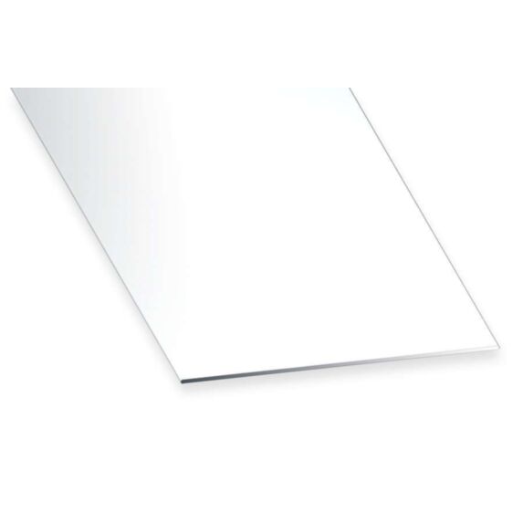 Plat PVC 100x2mm 2,60m Blanc