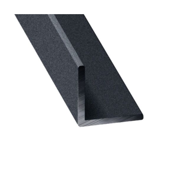 Cornière alu gris texturé 20 x 20 x 1,5 mm 2,5m - CQFD