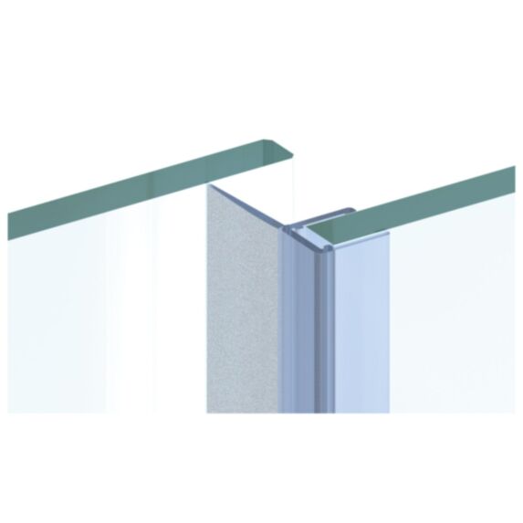 Joint à lèvre perpendiculaire pour etanchéité entre portes coulissantes 2,01m - CQFD