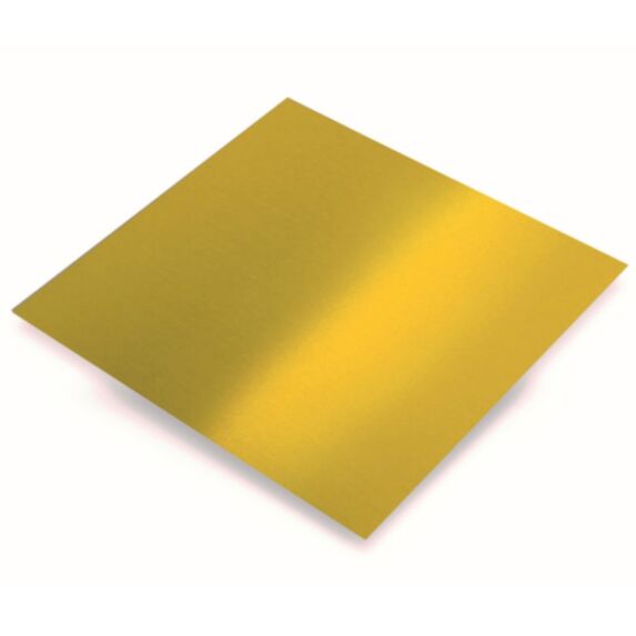 Tôle alu brossé laiton 1000 x 300 mm - CQFD