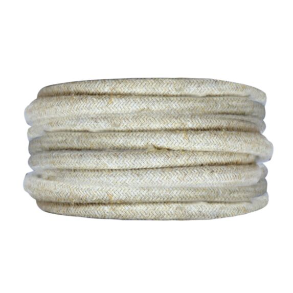 Câble tissu lin 3m - TIBELEC