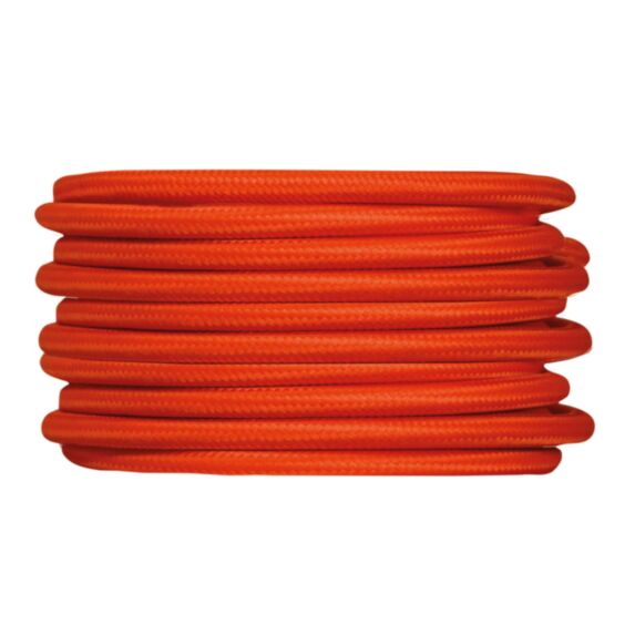 Câble tissu orange 3m - TIBELEC