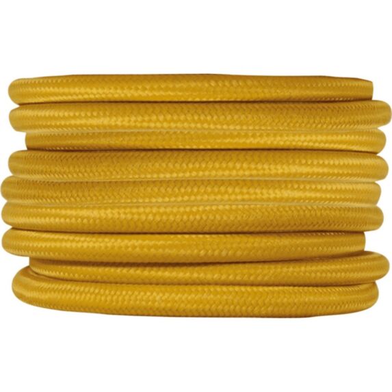Câble tissu 3m jaune