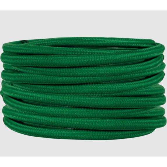 Câble tissu 3m vert
