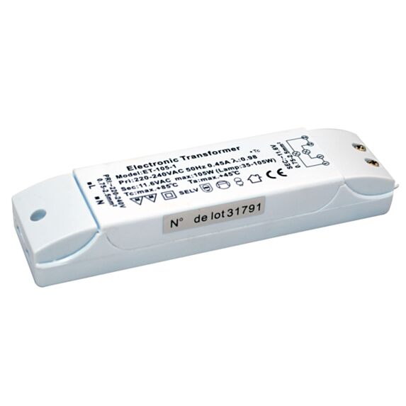 Transformateur électronique 20/105W - TIBELEC