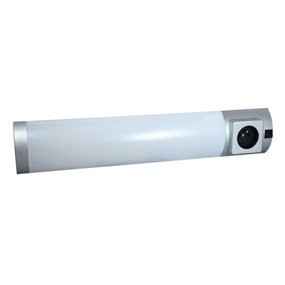 Bandeau led 5,5w 270lm&prise 2p+t blanc