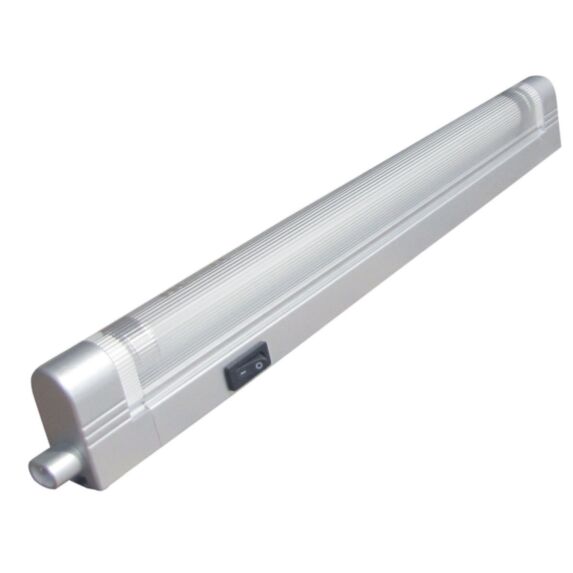 TIBELEC Réglette FLUO argent 8W