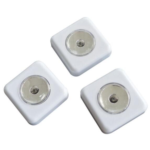 TIBELEC 3 Mini hublots LED à piles