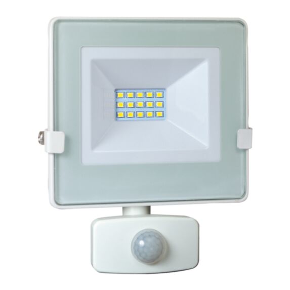 TIBELEC Projecteur LED ONE 10W blanc avec détecteur