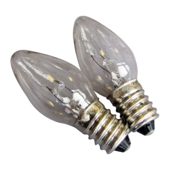 2 Ampoules verre clair basse consommation - TIBELEC