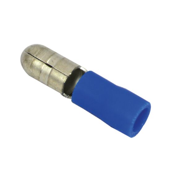 Cosses isolées cylindrique mâle Ø5,3 mm bleu - TIBELEC
