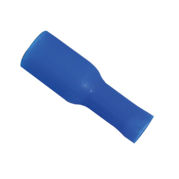 Cosses isolées cylindrique femelle Ø5,3 mm bleu - TIBELEC