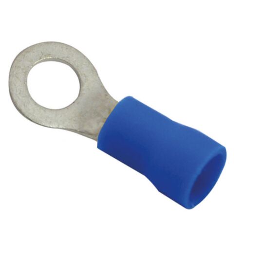 Cosses isolées rondes Ø 5,3 mm bleu - TIBELEC