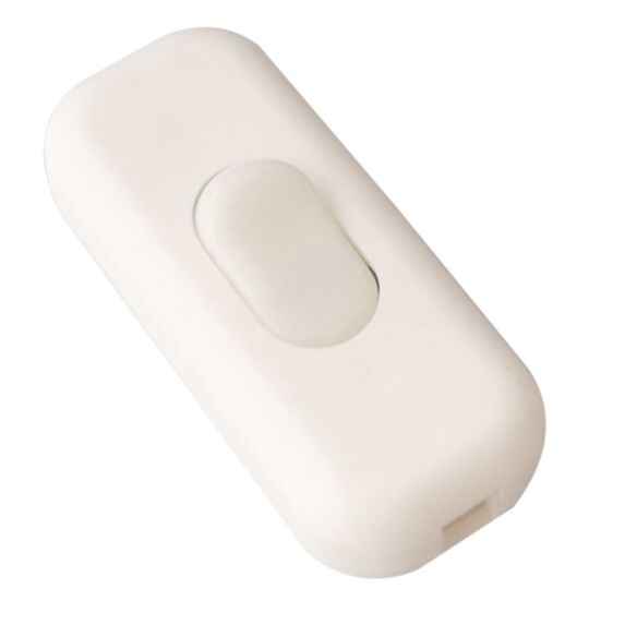 Interrupteur unipolaire à bascule blanc luminescent - TIBELEC