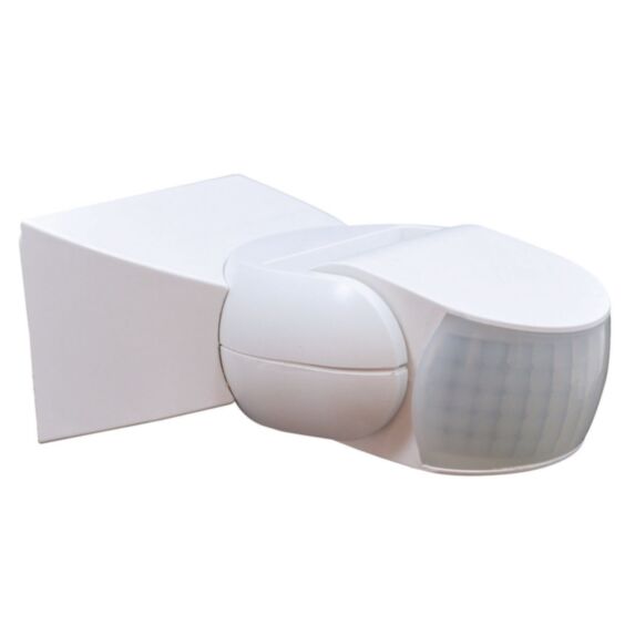 Détecteur de mouvement infrarouge blanc LED - TIBELEC 