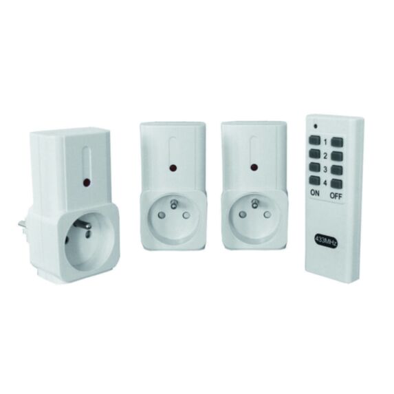 3 Prises Marche/Arrêt Télécommandables - TIBELEC
