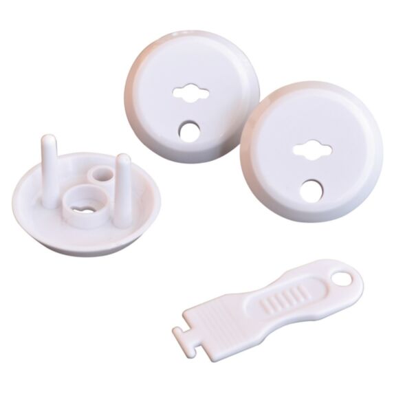 3 Cache-prises à Broches ø4mm - TIBELEC