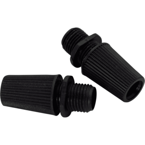 2 serre-cables plastique pas 10x1 noir