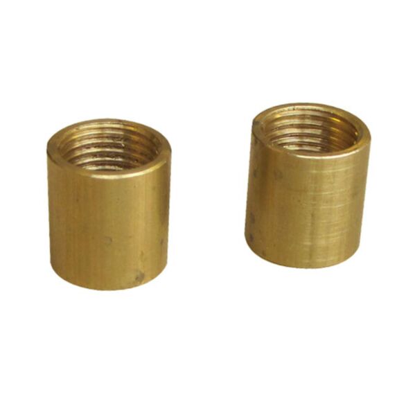 2 raccords laiton doubles femelles - TIBELEC