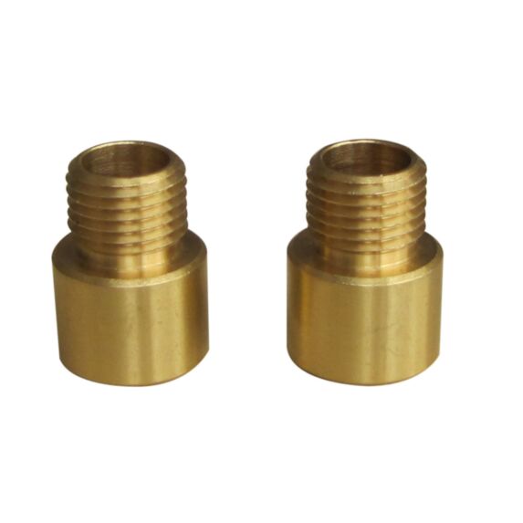 2 raccords laiton mâle/femelle - TIBELEC