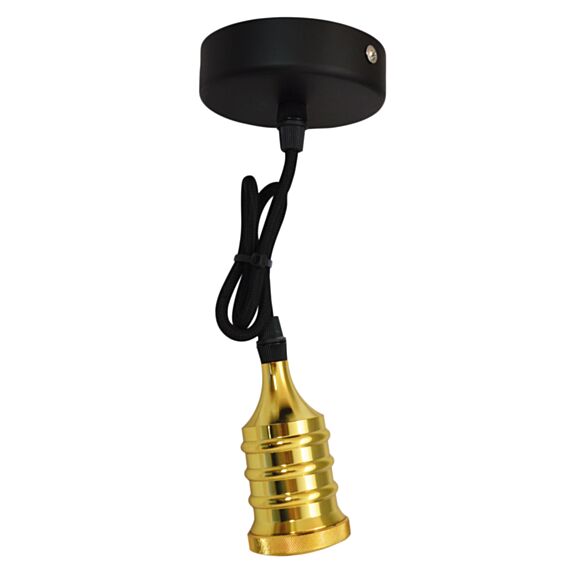 Monture Métal E27 et Fil Tissu - TIBELEC