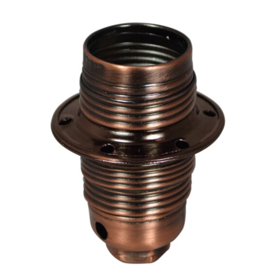 Douille E14 métal cuivre antique - TIBELEC