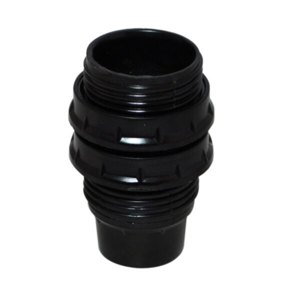 Douille E14 filetée noir - TIBELEC