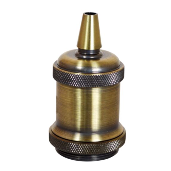 Douille E27 métal bronze - TIBELEC