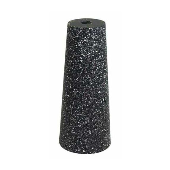 Douille E27 avec cache-douille béton noir et blanc